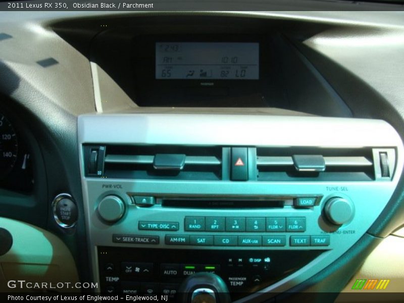 Obsidian Black / Parchment 2011 Lexus RX 350