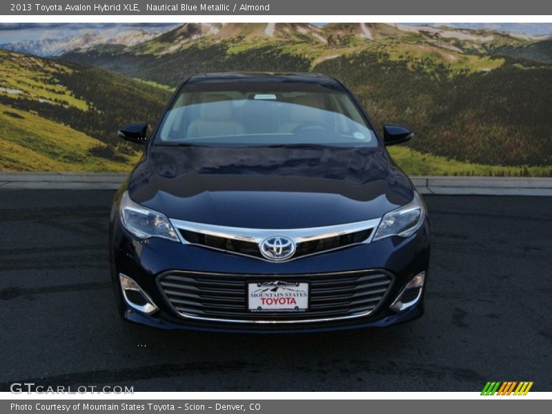 Nautical Blue Metallic / Almond 2013 Toyota Avalon Hybrid XLE