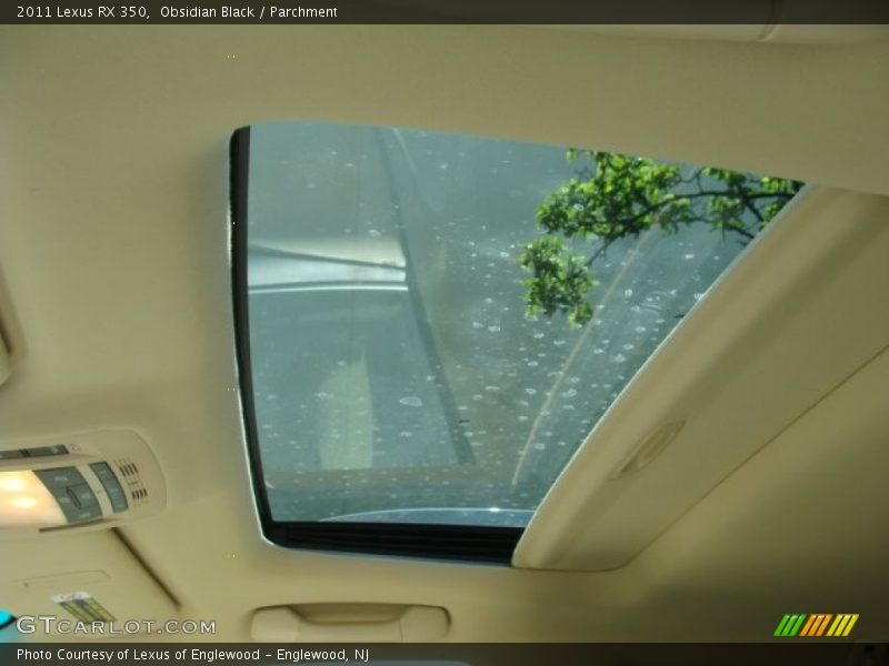 Obsidian Black / Parchment 2011 Lexus RX 350
