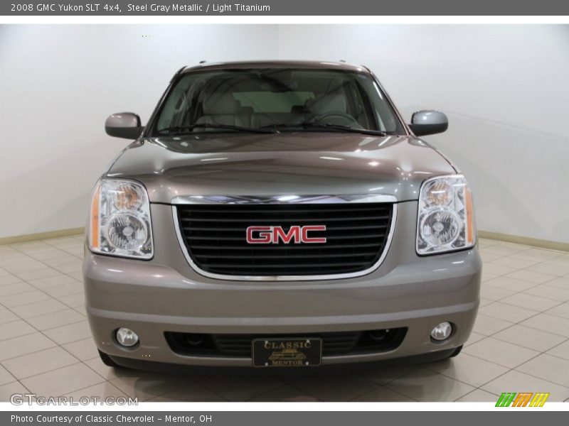 Steel Gray Metallic / Light Titanium 2008 GMC Yukon SLT 4x4