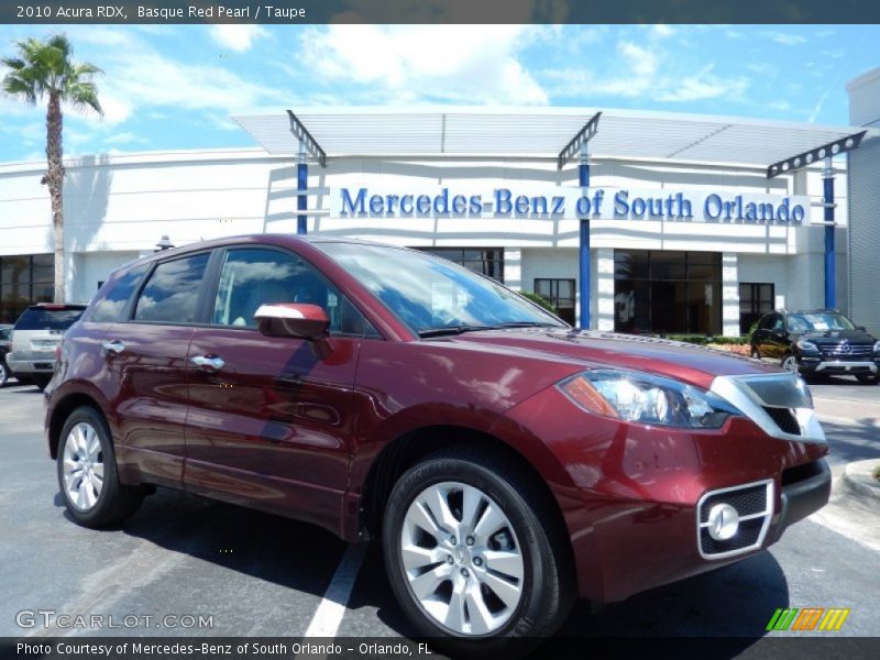 Basque Red Pearl / Taupe 2010 Acura RDX
