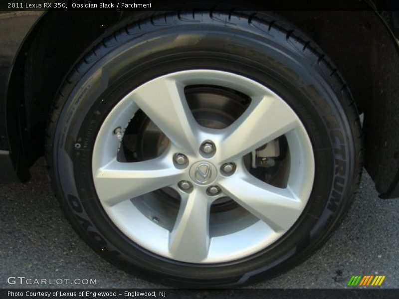 Obsidian Black / Parchment 2011 Lexus RX 350