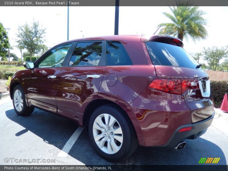 Basque Red Pearl / Taupe 2010 Acura RDX