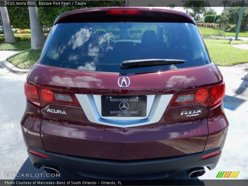 Basque Red Pearl / Taupe 2010 Acura RDX