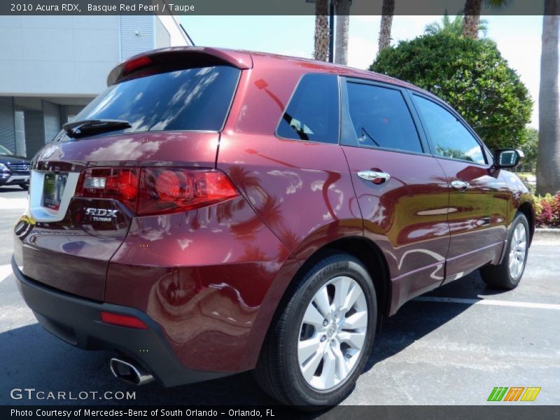 Basque Red Pearl / Taupe 2010 Acura RDX