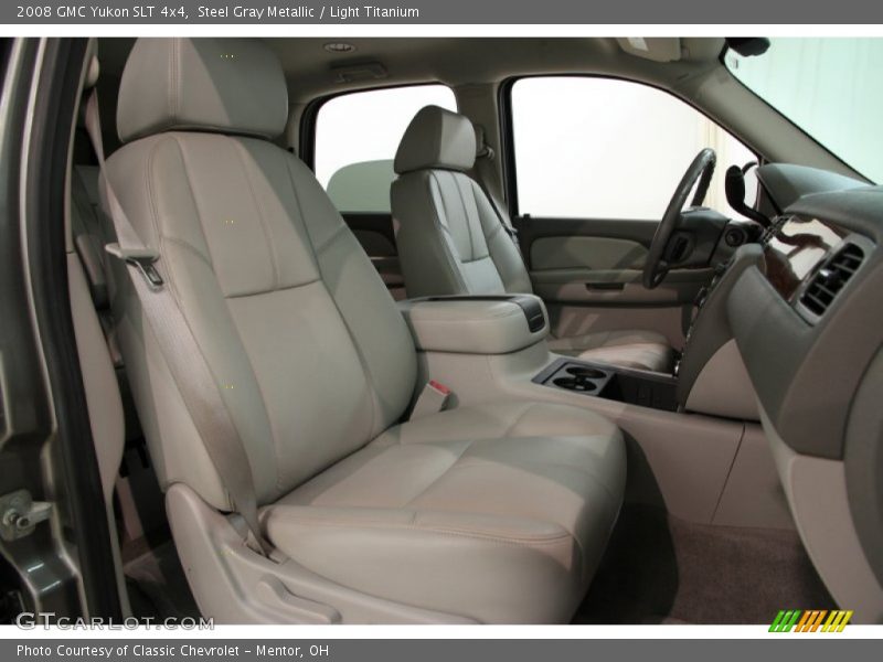 Steel Gray Metallic / Light Titanium 2008 GMC Yukon SLT 4x4