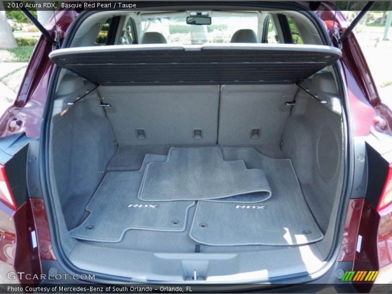  2010 RDX  Trunk
