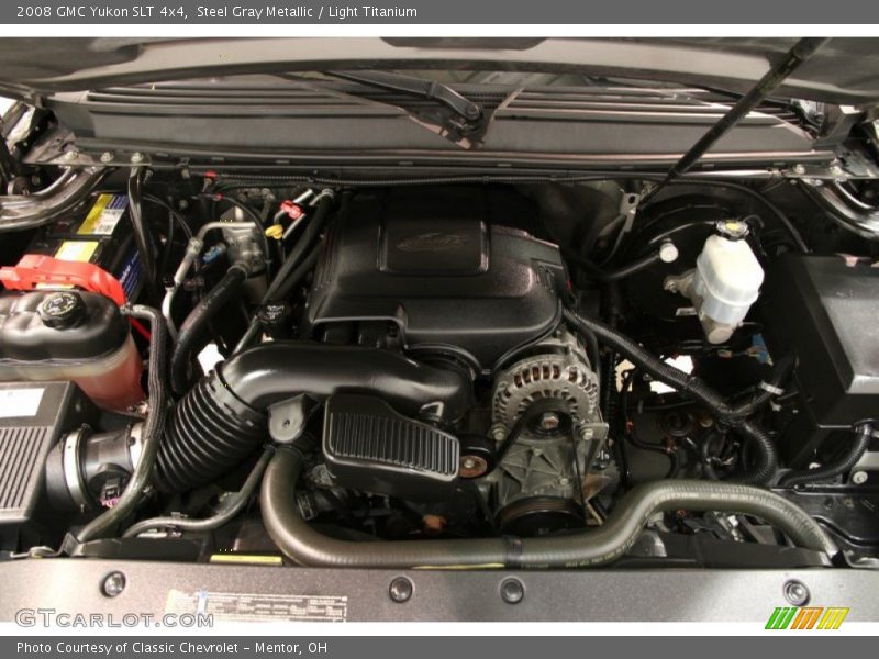 Steel Gray Metallic / Light Titanium 2008 GMC Yukon SLT 4x4