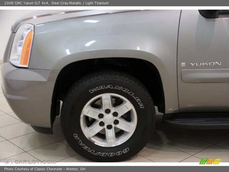 Steel Gray Metallic / Light Titanium 2008 GMC Yukon SLT 4x4