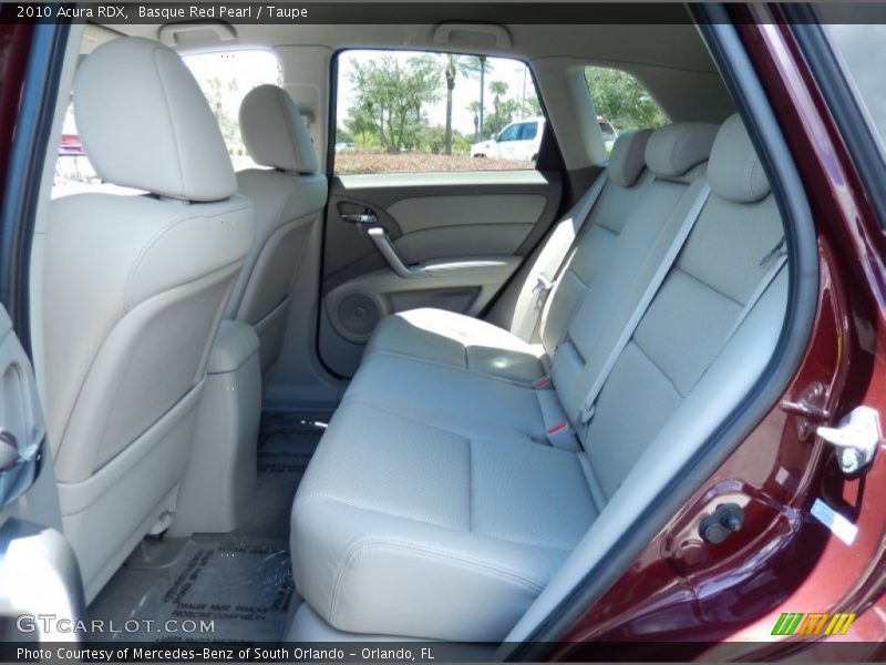 Rear Seat of 2010 RDX 