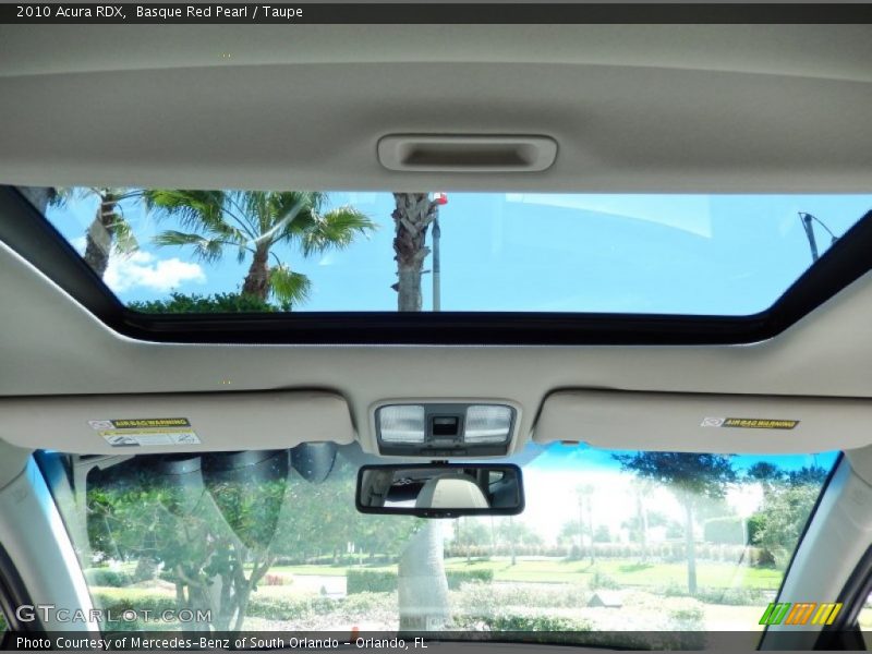 Basque Red Pearl / Taupe 2010 Acura RDX