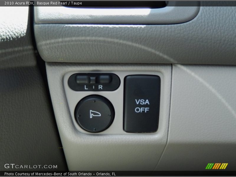 Controls of 2010 RDX 