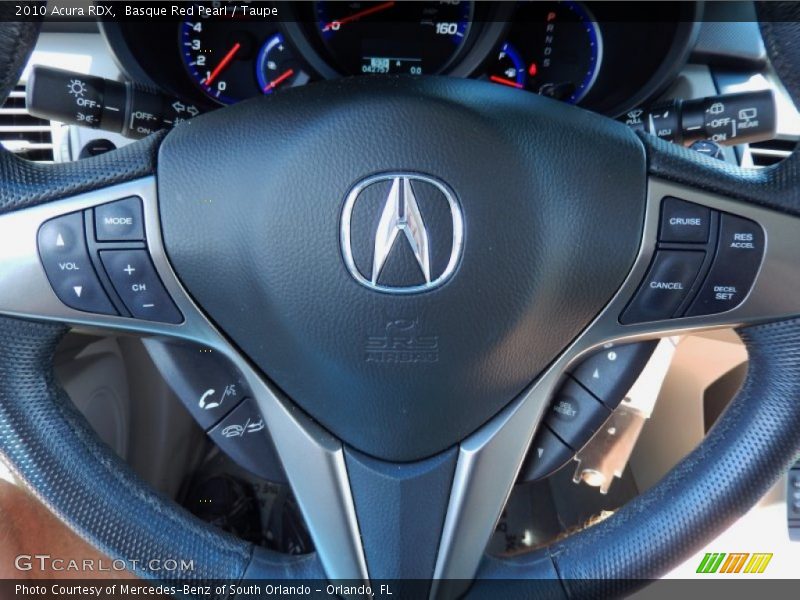 Basque Red Pearl / Taupe 2010 Acura RDX
