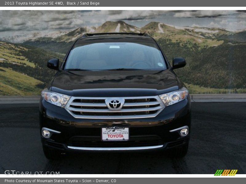 Black / Sand Beige 2013 Toyota Highlander SE 4WD