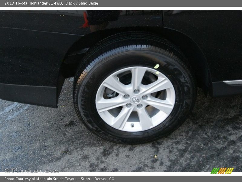  2013 Highlander SE 4WD Wheel