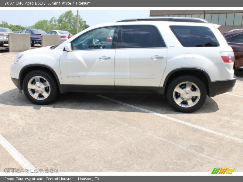 Summit White / Titanium 2007 GMC Acadia SLT