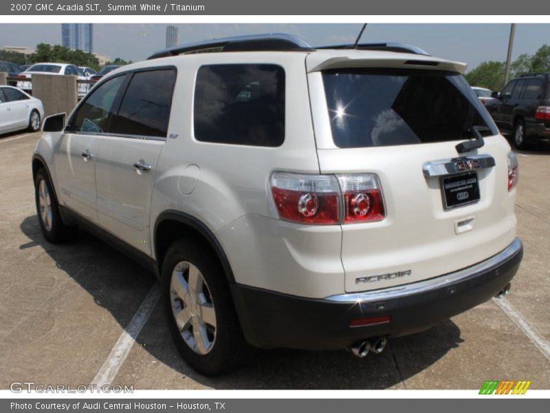 Summit White / Titanium 2007 GMC Acadia SLT