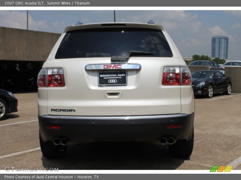 Summit White / Titanium 2007 GMC Acadia SLT