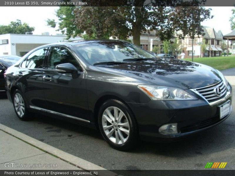 Smoky Granite Mica / Black 2010 Lexus ES 350