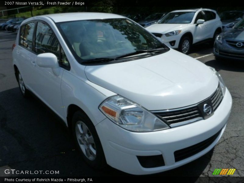 Fresh Powder / Beige 2007 Nissan Versa SL