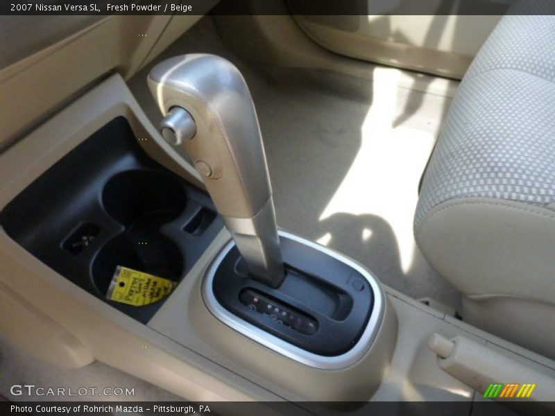 Fresh Powder / Beige 2007 Nissan Versa SL