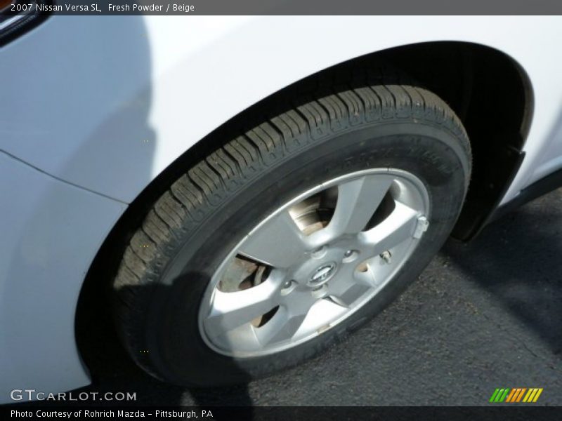 Fresh Powder / Beige 2007 Nissan Versa SL