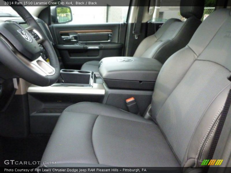 Front Seat of 2014 1500 Laramie Crew Cab 4x4