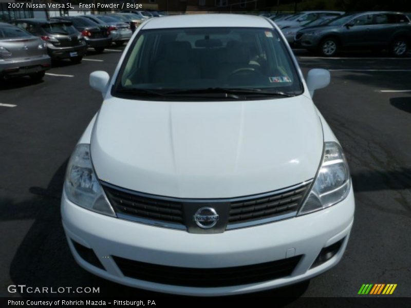 Fresh Powder / Beige 2007 Nissan Versa SL