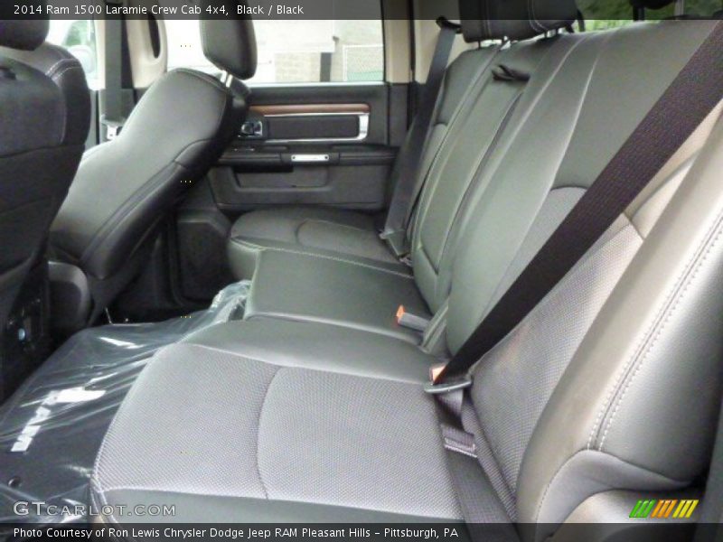 Rear Seat of 2014 1500 Laramie Crew Cab 4x4