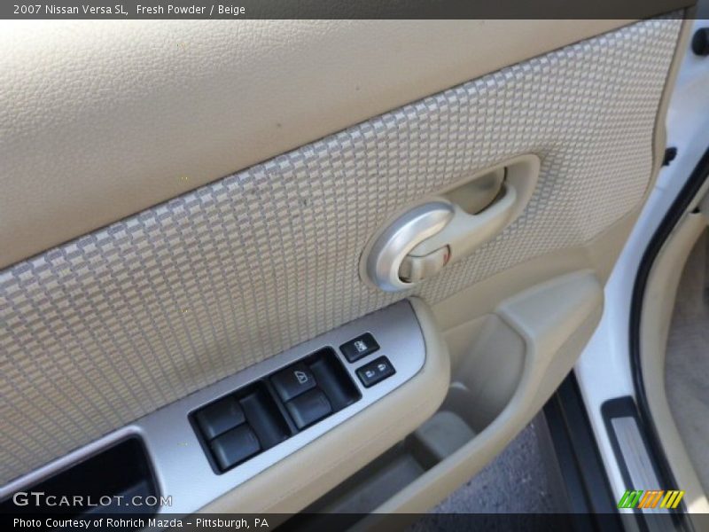 Fresh Powder / Beige 2007 Nissan Versa SL