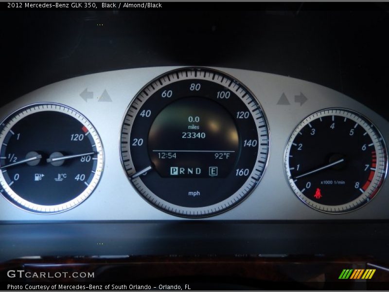 Black / Almond/Black 2012 Mercedes-Benz GLK 350