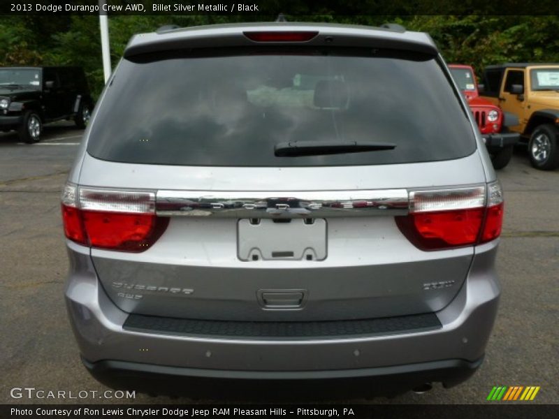 Billet Silver Metallic / Black 2013 Dodge Durango Crew AWD