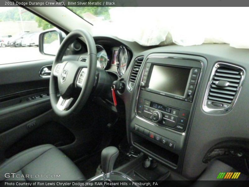 Billet Silver Metallic / Black 2013 Dodge Durango Crew AWD