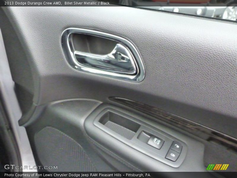 Billet Silver Metallic / Black 2013 Dodge Durango Crew AWD