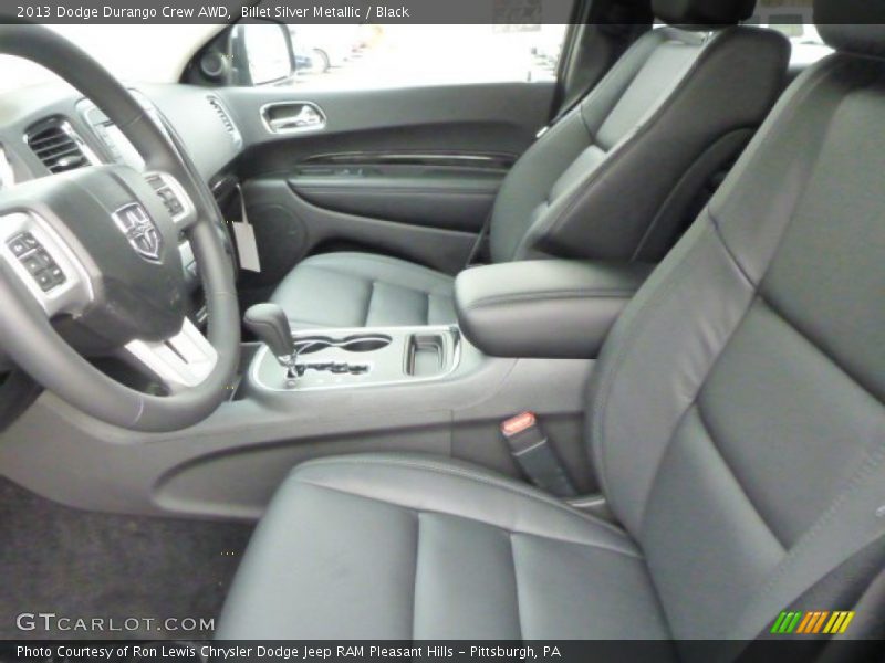 Front Seat of 2013 Durango Crew AWD