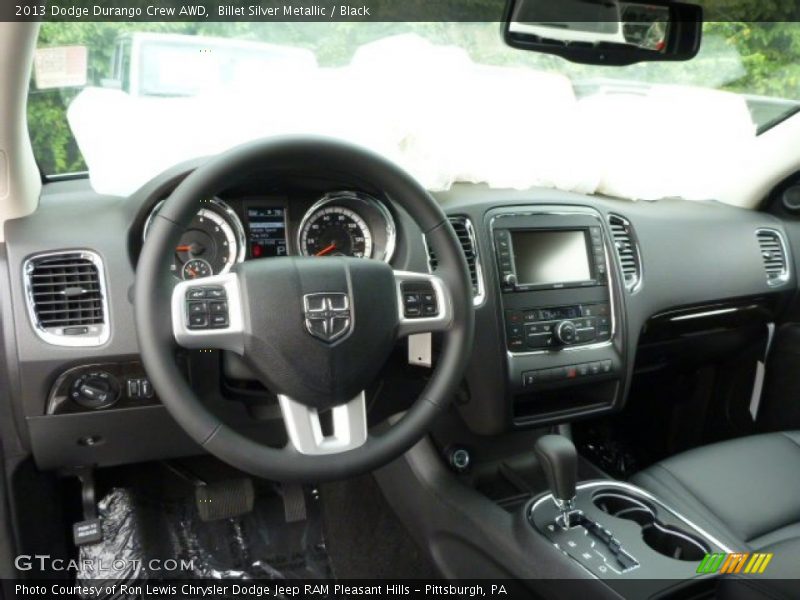 Billet Silver Metallic / Black 2013 Dodge Durango Crew AWD