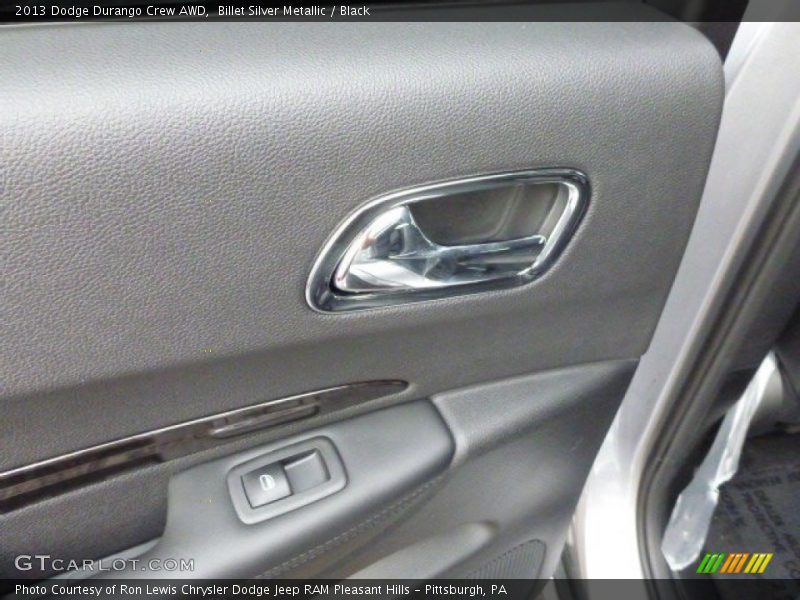 Billet Silver Metallic / Black 2013 Dodge Durango Crew AWD