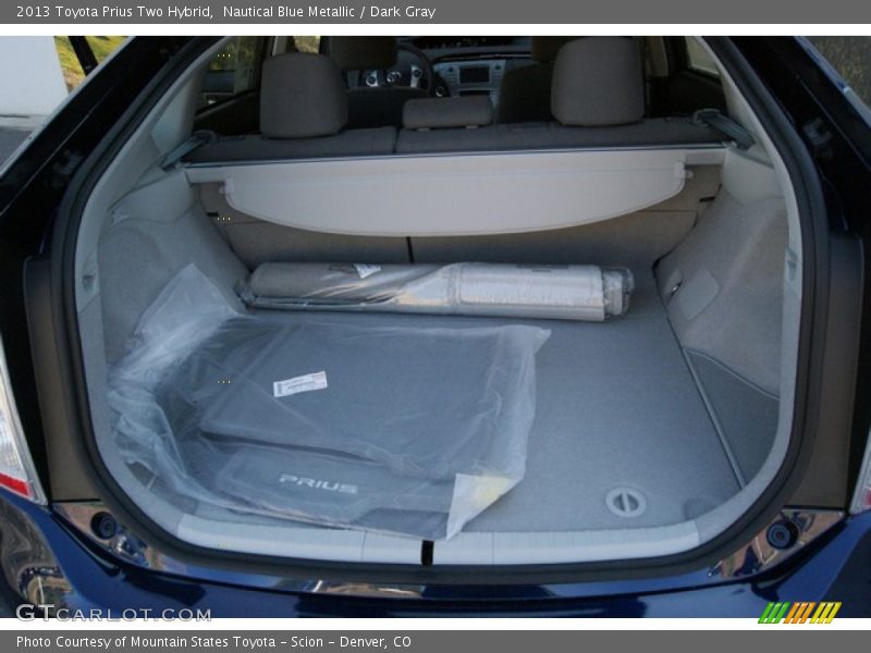 Nautical Blue Metallic / Dark Gray 2013 Toyota Prius Two Hybrid