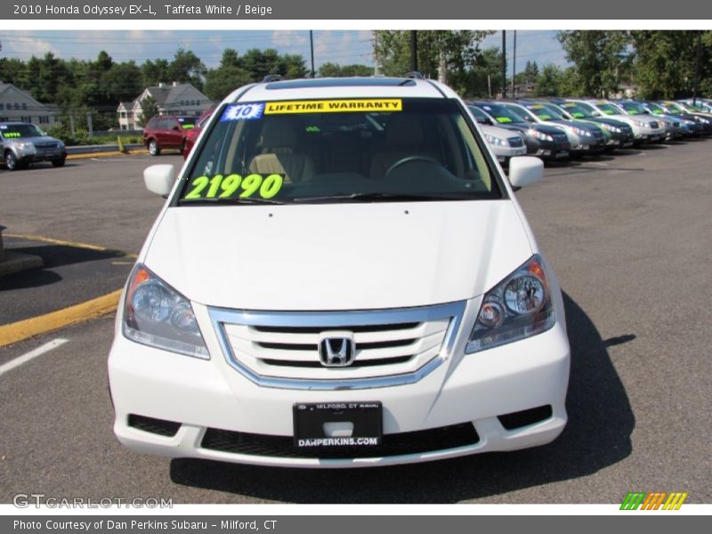 Taffeta White / Beige 2010 Honda Odyssey EX-L