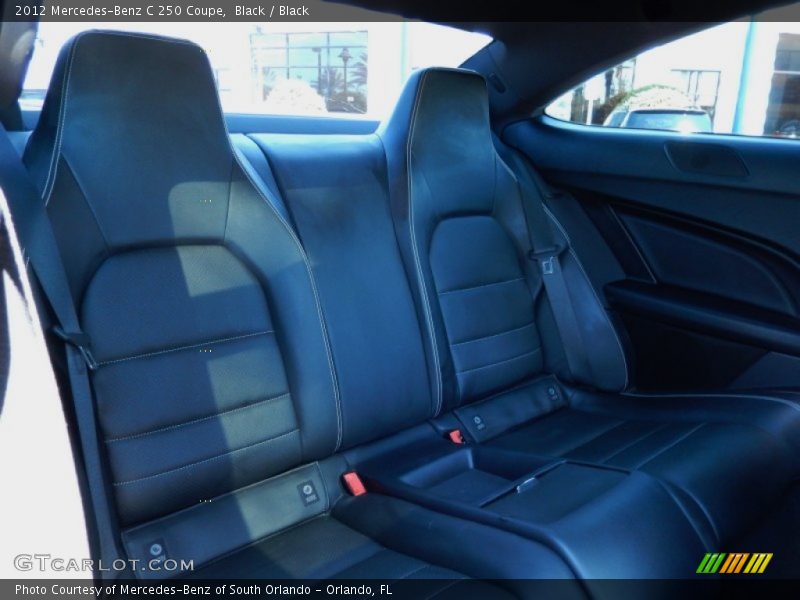Black / Black 2012 Mercedes-Benz C 250 Coupe
