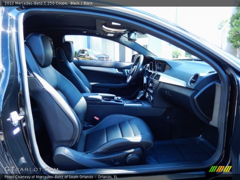 Black / Black 2012 Mercedes-Benz C 250 Coupe