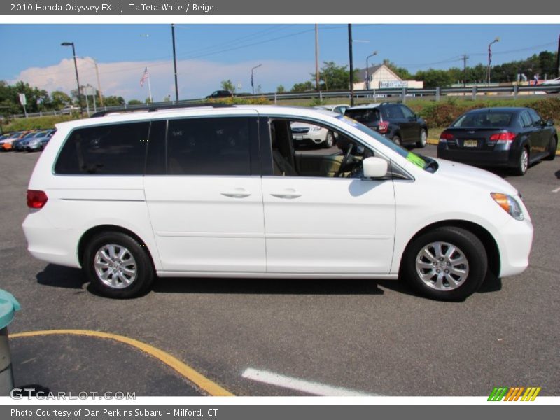 Taffeta White / Beige 2010 Honda Odyssey EX-L