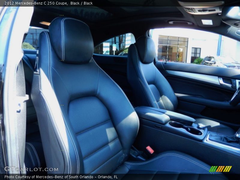 Black / Black 2012 Mercedes-Benz C 250 Coupe