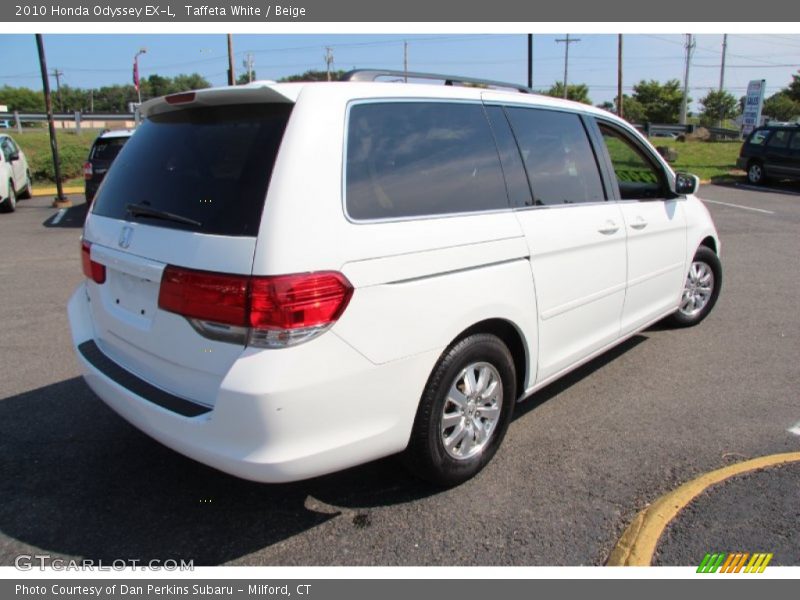 Taffeta White / Beige 2010 Honda Odyssey EX-L