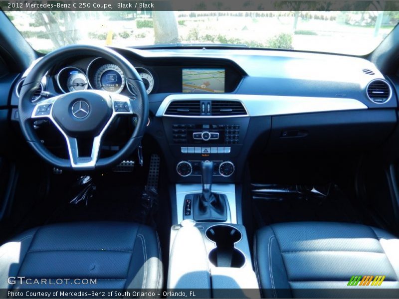 Dashboard of 2012 C 250 Coupe