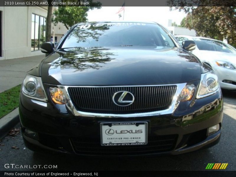 Obsidian Black / Black 2010 Lexus GS 350 AWD