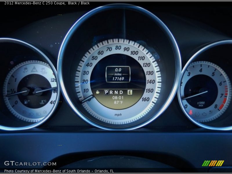  2012 C 250 Coupe 250 Coupe Gauges