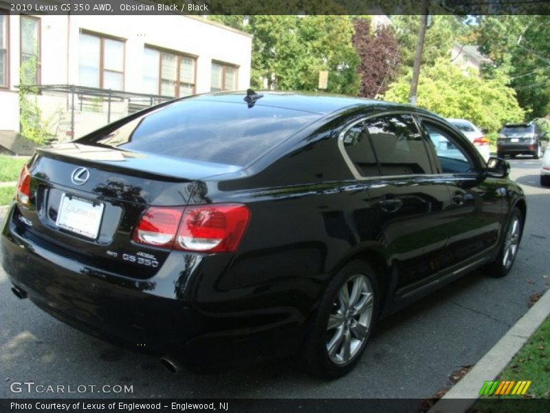 Obsidian Black / Black 2010 Lexus GS 350 AWD