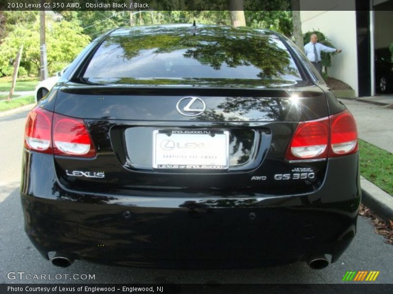 Obsidian Black / Black 2010 Lexus GS 350 AWD