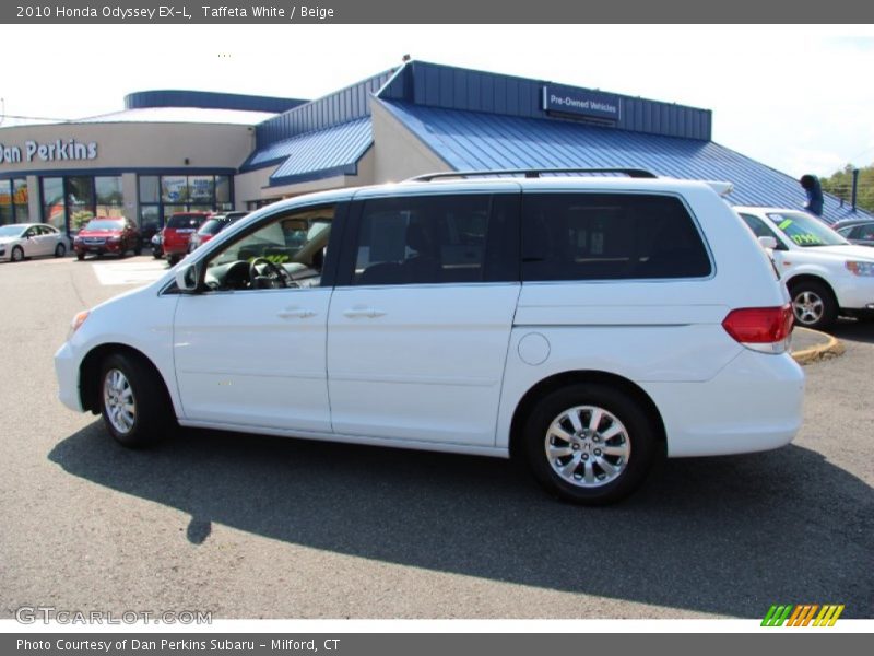 Taffeta White / Beige 2010 Honda Odyssey EX-L